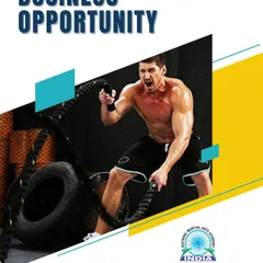 A promotional poster highlighting the business opportunity available through our franchise offer. The image features an athlete engaged in battle rope training, representing the strength and fitness focus of our partner academies.