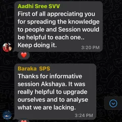 "Helpful to upgrade ourselves and to analyse what we are lacking." This feedback perfectly captures the goal of my workshops: to provide knowledge and encourage self reflection for genuine growth.