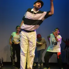 A solo moment during a group performance. Even within a large crew, I focus on creating opportunities for individual expression and character to shine through.