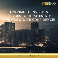 Now is the time to invest in the best of real estate and grow with confidence. This image of a city at dusk represents the bright future that awaits when you embark on a transformative real estate journey with our expert guidance.