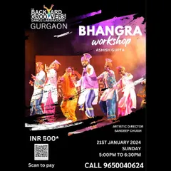 Who doesn’t love Bhangra? This poster announces our high-energy Bhangra workshop, where you can learn a full choreography on a classic Punjabi track in a single class.