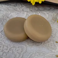 Two bars of my unscented Mild Soap. Simple, pure, and perfect for the most delicate skin types.
