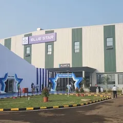 The exterior of the completed Blue Star manufacturing plant upon its successful commissioning. As the project manager, seeing the final result after managing its journey from inception to delivery is incredibly gratifying.