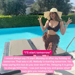 "I'll start tomorrow." I said this for years. It's the easiest lie to tell yourself, but it gets you nowhere. If you're stuck in the 'tomorrow' trap, it's time for some real talk. Your transformation starts the moment you decide to stop delaying it.