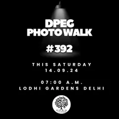 An announcement for a photowalk at Lodhi Gardens focused on understanding the exposure triangle. These free events are mentored by me and other guest faculty, making learning accessible to all.
