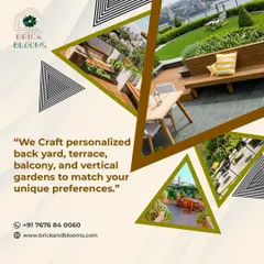 We craft personalized backyard, terrace, balcony, and vertical gardens to match your unique preferences. This collage shows the variety of styles and spaces we can create for you.