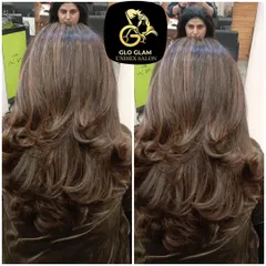 This is a perfect example of how the right hair colour and styling can transform your look. I created these soft, layered curls with subtle highlights to add dimension and movement, resulting in a fresh and modern style.