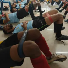 A closer look at our players performing pre-match activation drills. As a coach, you will learn the science behind these exercises and how to implement a professional warm-up routine for both amateur and pro-level games.