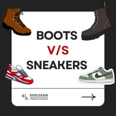 Boots versus sneakers: what's the difference and when should you wear them? This series breaks down everything you need to know about these two essential footwear categories.