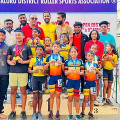 The next generation of champions. Our team celebrating their success at the open district selection trials for the upcoming 1st District National in Mohali.
