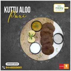 Enjoy these fluffy and delicious Kuttu Aloo Puri during your fast. Made from buckwheat flour and served with a simple aloo sabzi and curd, it's a classic Navratri meal.