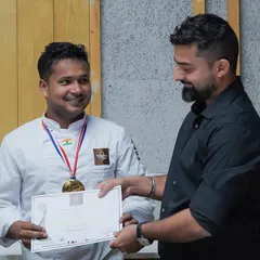 A proud moment as we felicitate Chef Bikash for his exceptional performance at the 9th Mondial Du Pain in France. We support our students and chefs in competing on the world's biggest stages.