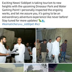 A proud moment for my team, as our work on the Siddipet Dinosaur Park was recognized by local officials. This project is a testament to our ability to deliver large-scale, extraordinary adventure experiences.