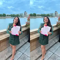 A couple of happy shots with my award. This recognition isn't just for me, it's for every person who has ever trusted me with their special moments.