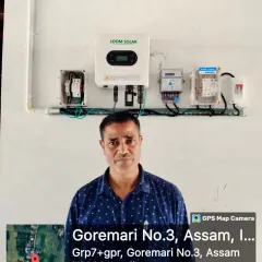Another successful 3kW ongrid solar installation in Goremari, Assam. We provide trusted technology and expert support to help communities across India build a solar-powered future and achieve long-term savings.