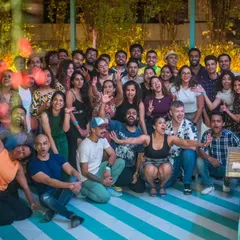 Our La Rumba family! Every week, it's a reunion of old friends and a chance to make new ones. This picture says it all: we are a welcoming community brought together by our shared love for Latin dance.