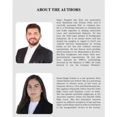 The "About the Authors" page from one of my books. Besides being a practicing advocate, I am also an author, focusing on books for CLAT and judicial service examinations.