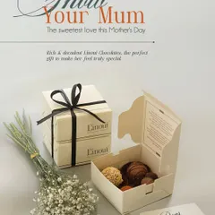 Show your mum the sweetest love this Mother's Day with our rich and decadent chocolates. Paired with a simple bouquet, this gift is a heartfelt expression of gratitude and affection.