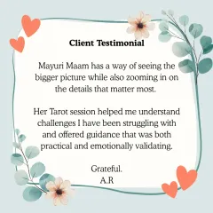 This feedback highlights my ability to see the bigger picture while also zooming in on the practical details that create emotional validation and real guidance.