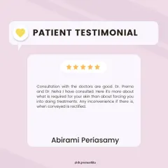 This feedback highlights a core principle of my practice: I only recommend what is truly necessary for your skin. I believe in creating a treatment plan based on genuine needs, not on forcing unnecessary procedures.