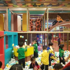 The ball pit is always a highlight during a school trip. It's a place for unstructured fun where kids can play together in a massive sea of colors.