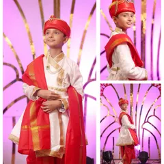 Beyond candid shots, I also take time for classic portraits during events. Here is a collage of Shreeyan in his traditional attire for his 10th birthday, showcasing a formal and regal look against a clean backdrop. These are perfect for framing.