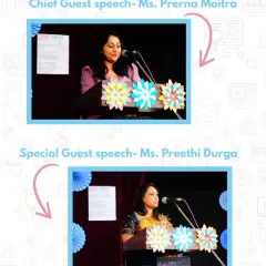We were honored to have guest speakers Ms. Prerna Moitra and Ms. Preethi Durga at our ASHR ceremony. Their speeches added great value to our celebration of student growth and commitment.