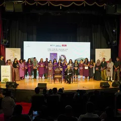 From a draft to the main stage. Here are our poets at the Bengaluru Poetry Festival, celebrating the launch of 'The BWW Book of Emerging Poets'. This is the kind of success we work towards together.