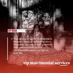 The VIP Bride service is built on a foundation of absolute discretion. Many of my clients are well known in their communities or are in the public domain, making this confidential approach a critical component of our trusted relationship.