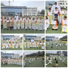 A collage from our 2nd belt graduation ceremony of the year. It's always a joy to see our younger students, many in their yellow belts, receiving their certificates and advancing to the next level.