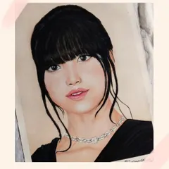 Capturing the iconic Lisa from Blackpink in oil colors. This portrait was a study in soft features and subtle expressions, painted on high-quality canvas to get that smooth, life-like finish. Perfect for any Blink's collection.