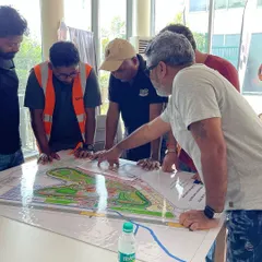 We are deeply involved in the growth of motorsport in India. Here I am reviewing the track layout for the MotoGP Bharat, contributing my expertise to ensure the success of this world class event.
