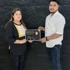 Celebrating another successful student. She has mastered everything from basic to advanced hairstyling and is now a certified professional.