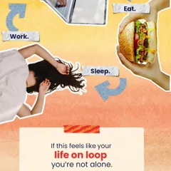 Does your life feel like a loop of work, eat, and sleep? We know that feeling. Music is the reset button you've been looking for, helping you break the routine and reconnect with your creative side.
