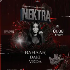 Bringing the hard energy to Kitty Su, Chandigarh. This poster for Nektra promised a hardcore night.