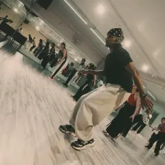 A dynamic shot from Day 1 of the Trinity Series workshop with Donny Allstars. The energy he brought was incredible from the moment he started.