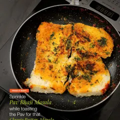 To finish it right, I sprinkle a little more Pav Bhaji Masala while toasting the pav in butter. This final touch releases that classic butter-masala aroma that makes your mouth water.