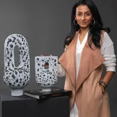 Another portrait from the Studio Assort branding session, focusing on the artist and her unique sculptural pieces. Her pride and connection to her work really shine through.