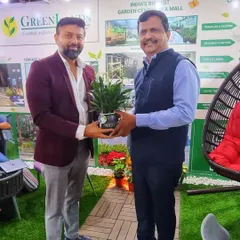 It was an honor to have Mr. Jeetendra Pardesi, Superintendent of Gardens for Mumbai, visit my stall at the Landscape & Gardening Expo. I am presenting him with a Peace Lily as a token of our shared passion for a greener Mumbai.