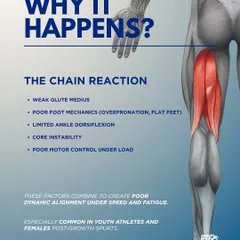 We break down the chain reaction that causes knee valgus, including weak glutes, poor foot mechanics, and core instability. Understanding the 'why' is the first step to fixing it.