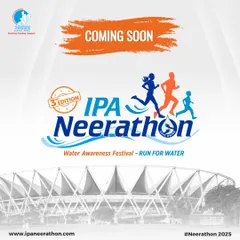 Coming Soon: The 3rd Edition of IPA Neerathon, India's leading Water Awareness Festival and run at Jawaharlal Nehru Stadium.