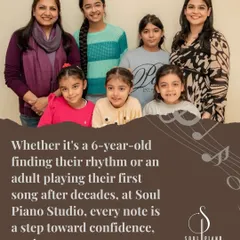 Whether it's a 6-year-old or an adult playing their first song, every note is a step toward confidence. My teaching is about nurturing the person, not just perfecting the performance.