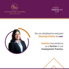 We are delighted to welcome Sowmya Kumar as a Partner in our Employment Practice. Her expertise strengthens our ability to advise clients on the full spectrum of employment law, from advisory and compliance to complex litigation.