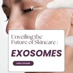 I am always bringing the future of skincare to my clinic. This graphic introduces Exosomes, an advanced treatment that represents the next generation of cellular rejuvenation for both skin and hair.
