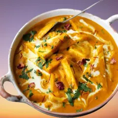 For those who enjoy a milder, creamier option, my Shahi Paneer is the perfect choice. It features soft paneer cubes in a smooth, saffron-infused gravy, making it a royal addition to any celebration's food spread.