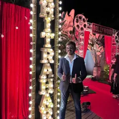 My Chitrahaar theme isn't just for clubs. I was thrilled to play at this private party where the hosts created a full Bollywood-style entrance for their very own Chitrahaar night.