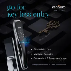 We offer true keyless entry with our state-of-the-art biometric locks. Using your fingerprint, you can access your home securely and conveniently, a perfect example of how we merge innovation with security.