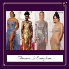 Shimmer was everywhere on the Oscars 2022 red carpet. From subtle shine to full-on sequins, a metallic or glittering gown is a guaranteed way to make a statement at any formal event.