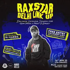 I was on the decks for this exclusive meet and greet with UK rapper Raxstar. I often play for artist showcases and industry events.