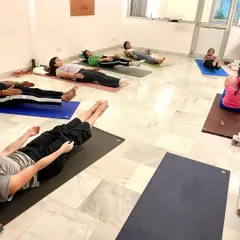The final relaxation in Savasana is a key part of our corporate sessions. It gives team members a moment to integrate the practice, release stress, and find a moment of complete stillness.